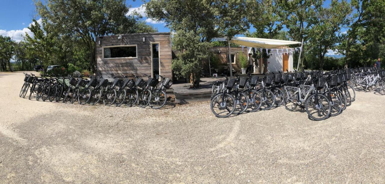 Lodges En Provence - Ecogites & Restaurant Insolites Richerenches Ngoại thất bức ảnh