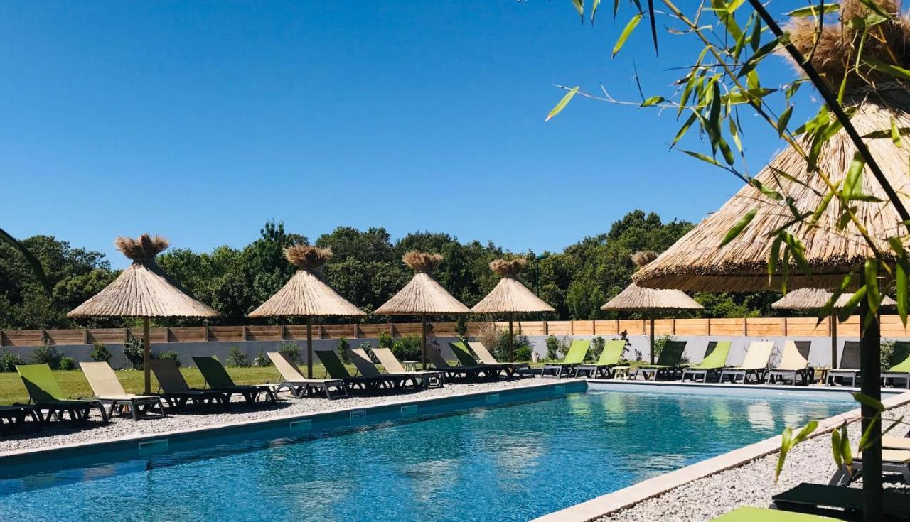 Lodges En Provence - Ecogites & Restaurant Insolites Richerenches Ngoại thất bức ảnh