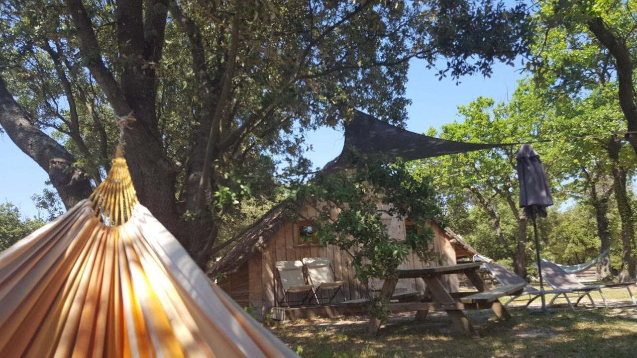 Lodges En Provence - Ecogites & Restaurant Insolites Richerenches Ngoại thất bức ảnh