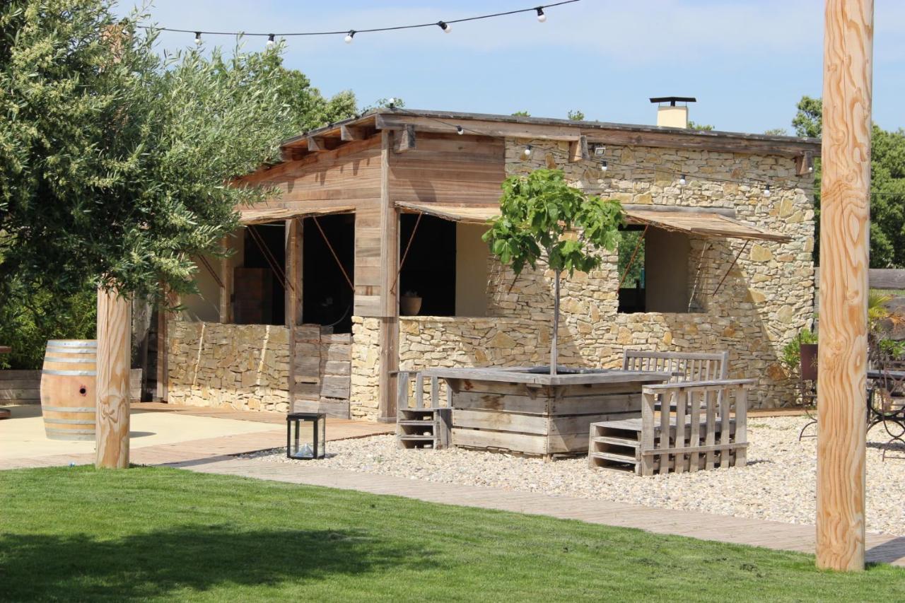Lodges En Provence - Ecogites & Restaurant Insolites Richerenches Ngoại thất bức ảnh