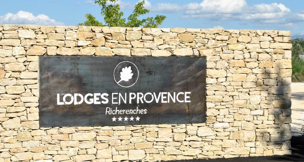 Lodges En Provence - Ecogites & Restaurant Insolites Richerenches Ngoại thất bức ảnh